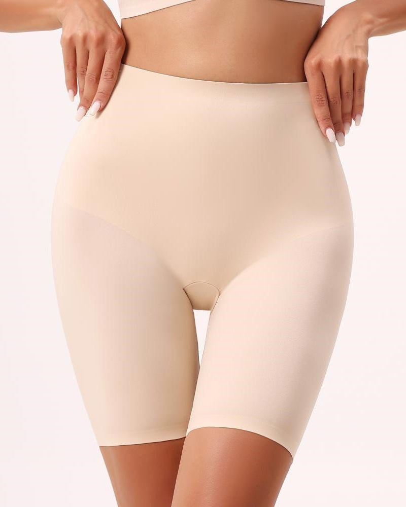 Ropa interior con control de barriga de cintura alta para mujer, pantalones cortos moldeadores adelgazantes