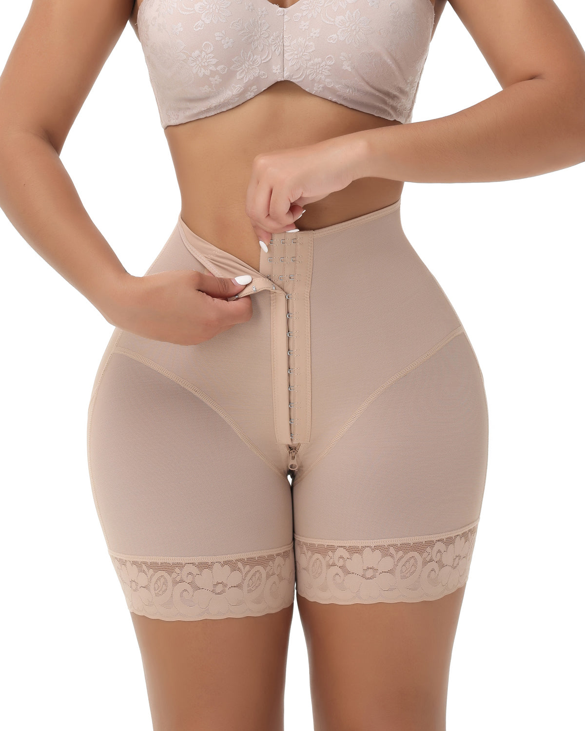 Seamless Compression Fajas Shorts Tummy Control Shapewear Shorts