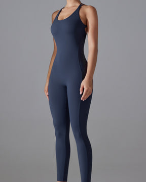 Hip-lifting Quick-drying Tight Cross-body Fitness Jumpsuit