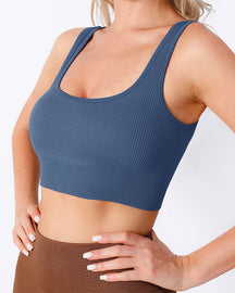 Fitness Back Yoga Sports Bra with Chest Pads