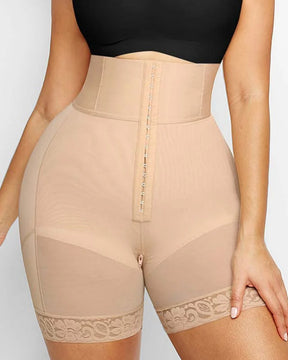 3 Boned Sculpt High Waist Tummy Control Booty Shorts