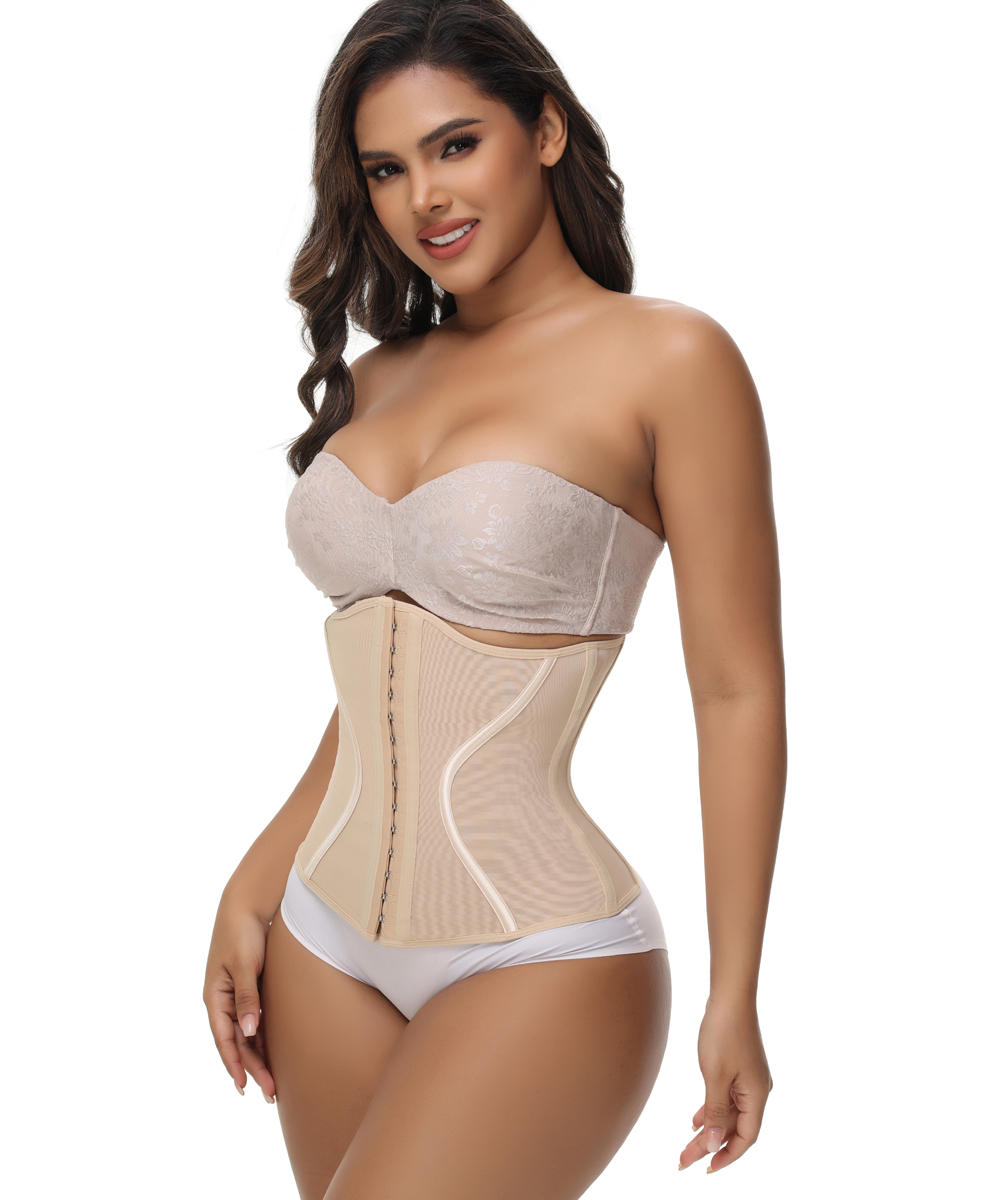 Women's Boned Tummy Control Waist Trainer Workout Hourglass Corset