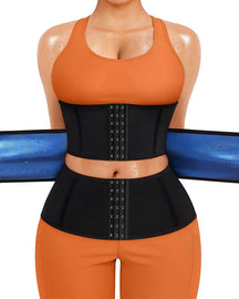 Women's Sweat Weight Loss Sports Waist Trainer Belly Shaping Sauna Corset Girdle