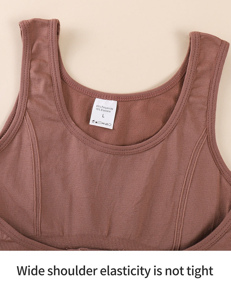 2 in 1 Seamless Double Tummy Control Mid Length Bodysuit