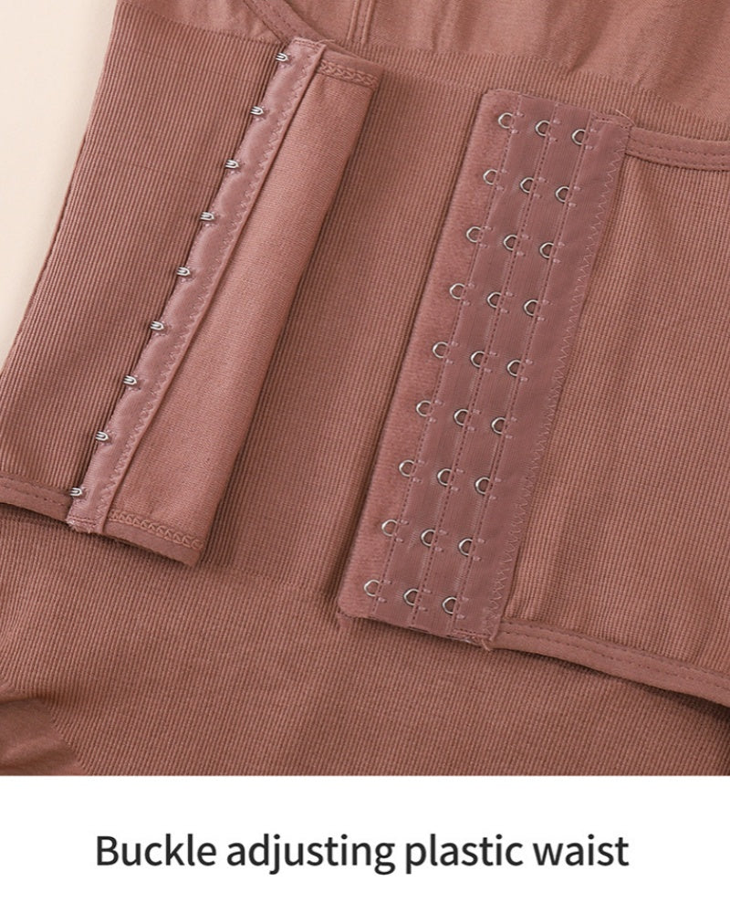 2 in 1 Seamless Double Tummy Control Mid Length Bodysuit