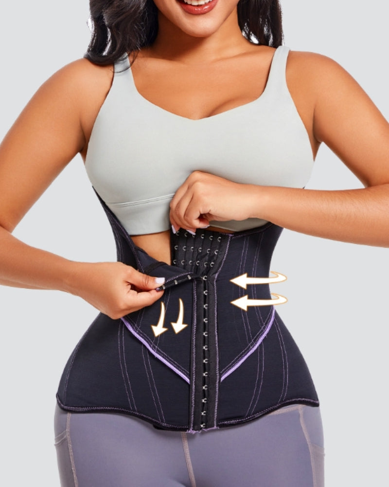 Buckle Waist Trainer High Compression Tummy Control Corset