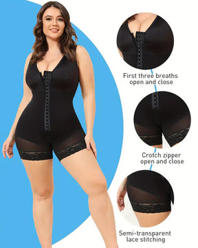 High Compression Short Girdle With Brooches Bust Girdle With Bust For Daily And Post-surgical Use