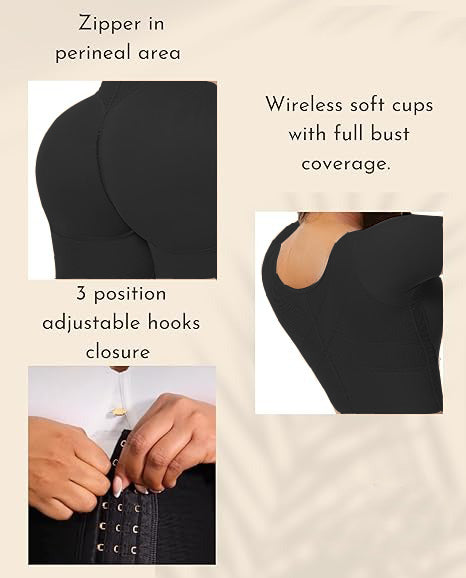 Shapshe® Full Body Post-Surgery Fajas Tummy Control Shapewear