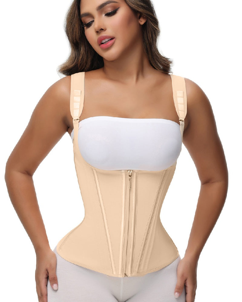 Shapshe® Fajas Colombianas Steel Boned Tummy Control Waist Trainer