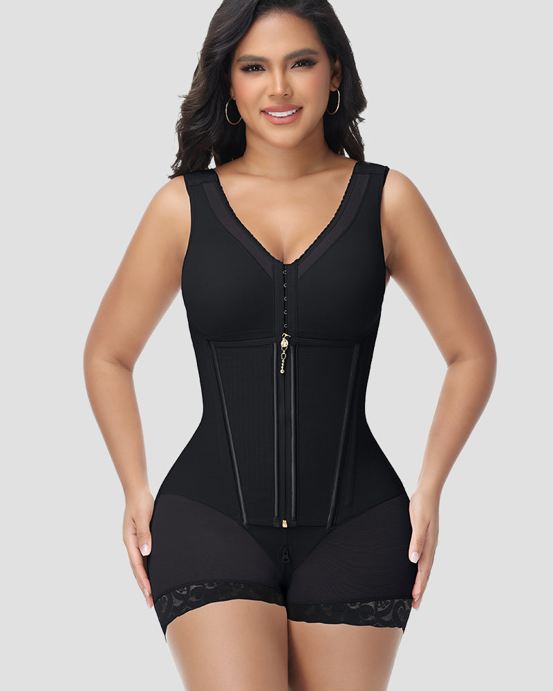 Shapshe® Fajas Colombianas Hourglass Double Compression Tummy Tuck Body Shaper
