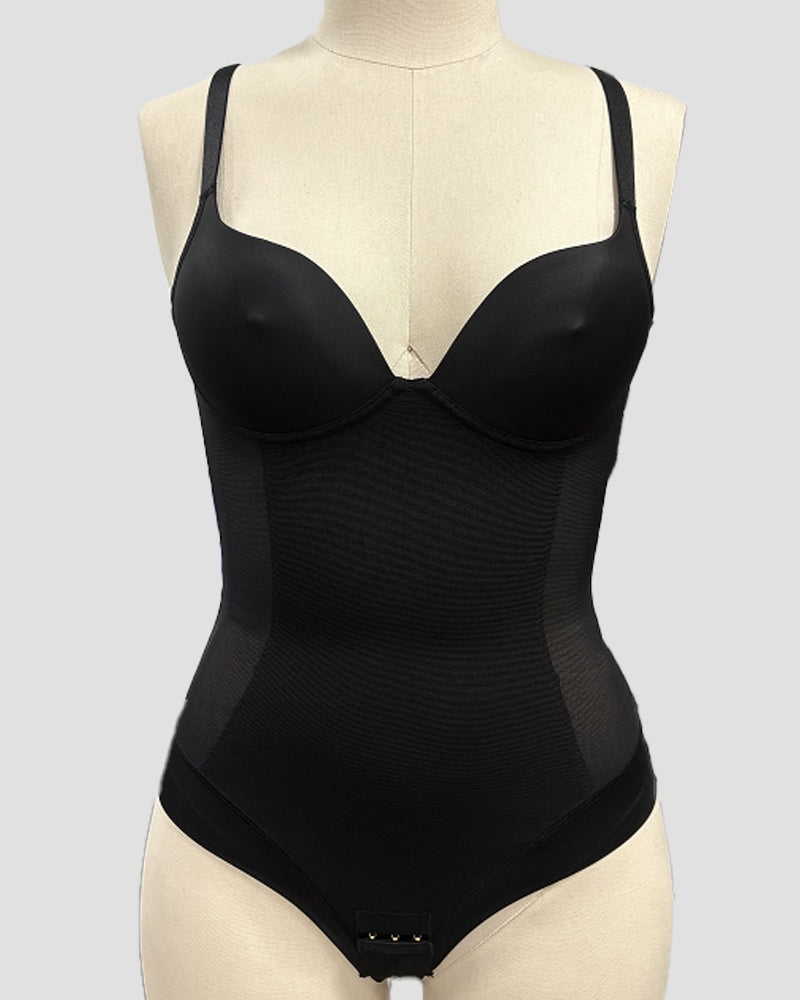 Shapshe® Shapewear Nippel Bra Tummy Control Briefs Bodysuit