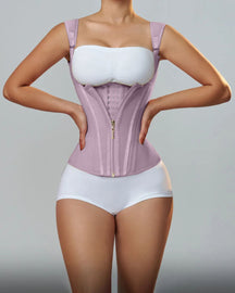 Waist Trainer for Women Body Shaper Corset Vest Tank Top with Steel Bones