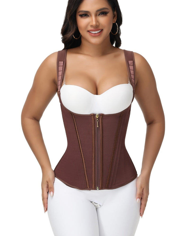 Shapshe® Fajas Colombianas Steel Boned Tummy Control Waist Trainer