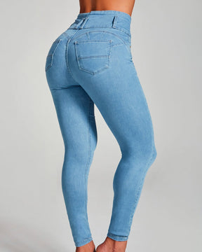 High Waist Skinny Stretch Shaping Butt lift Jeans