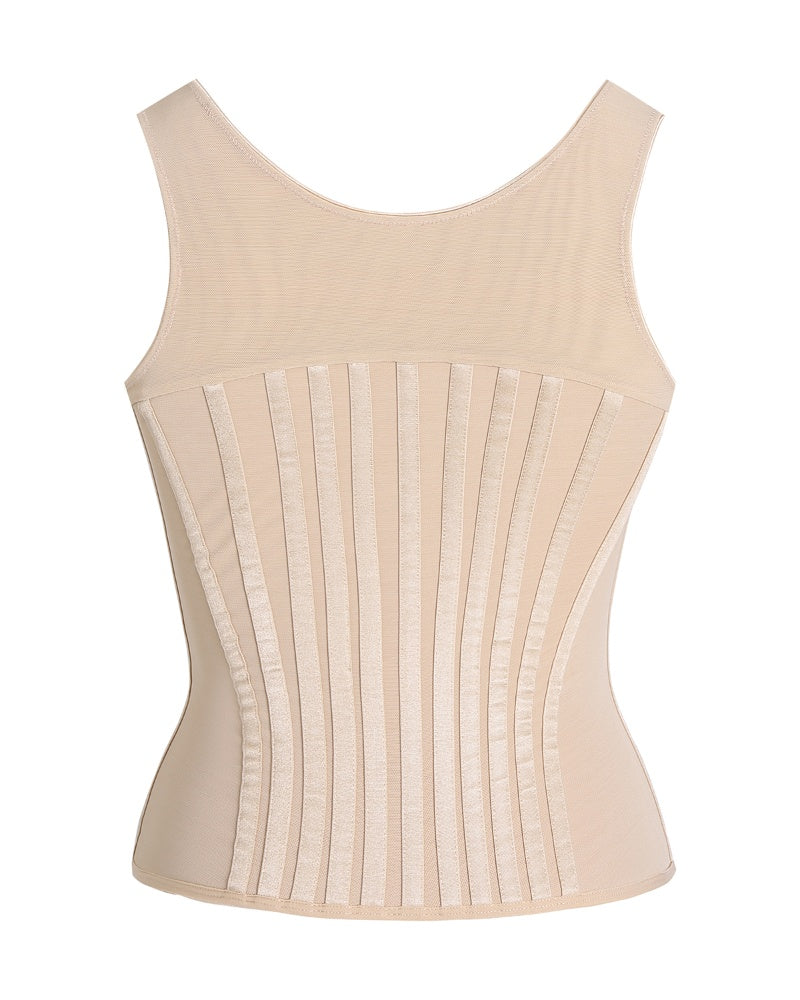 Shapshe® Double Layer Compression Curved Boned Waist Trainer