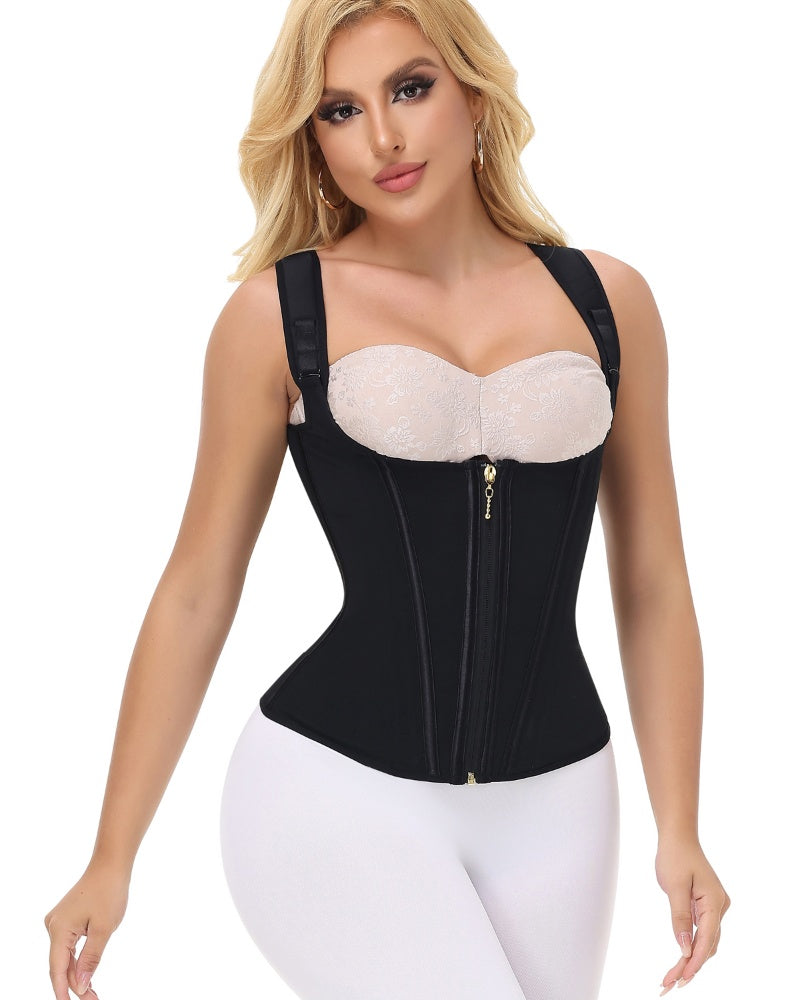 Shapshe® Fajas Colombianas Steel Boned Tummy Control Waist Trainer