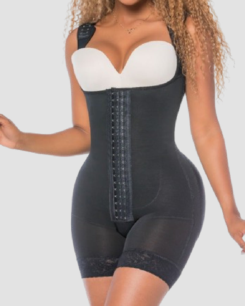 Open Bust Colombianas Fajas Post Surgery Butt Lifter Tummy Control Shapewear