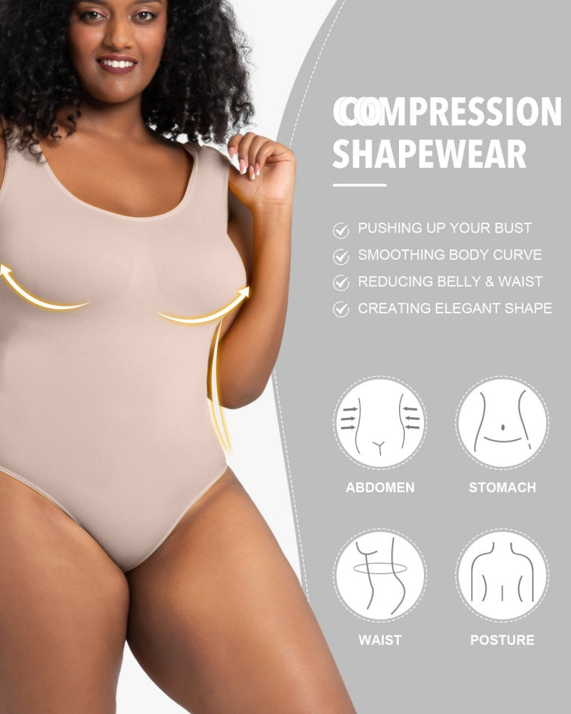 Women's Seamless Bodysuit With Tummy Control