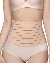 Entrenador de cintura con Control de barriga transpirable de verano, carpeta Abdominal con Velcro ajustable posparto