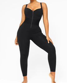 Women's Sleeveless Jumpsuit Tummy Control One Piece Waistband Bodycon Yoga Romper（Pre-Sale）