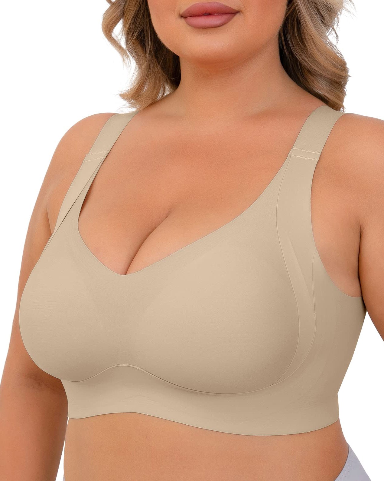 Daily Comfort Wireless Shaper Bra Smooth Full Coverage Support Bra