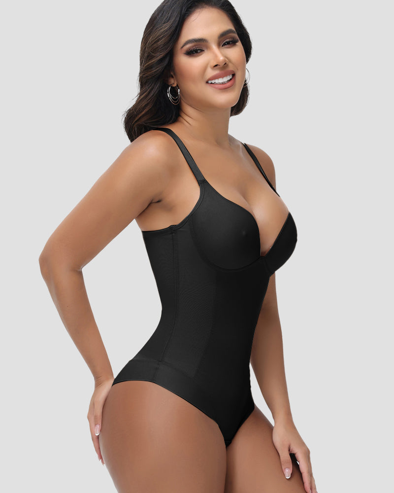 Shapshe® Shapewear Nippel Bra Tummy Control Briefs Bodysuit
