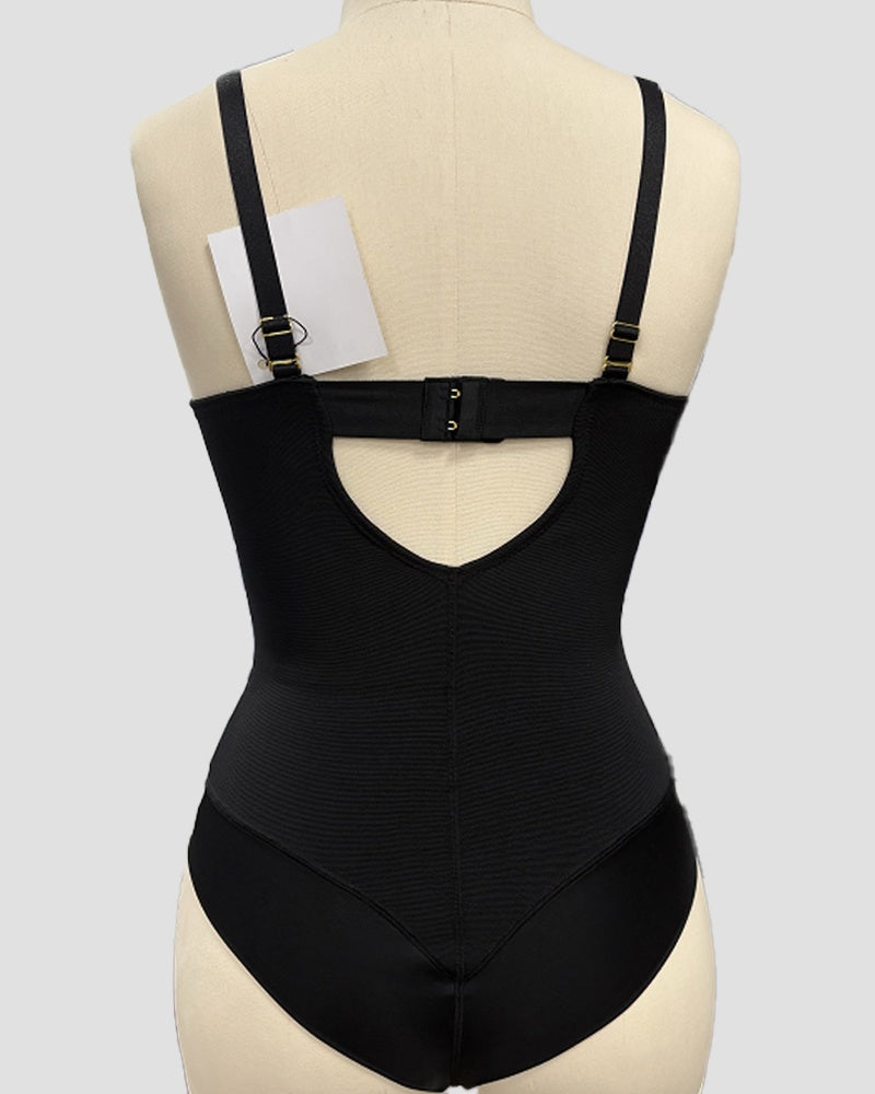 Shapshe® Shapewear Nippel Bra Tummy Control Briefs Bodysuit
