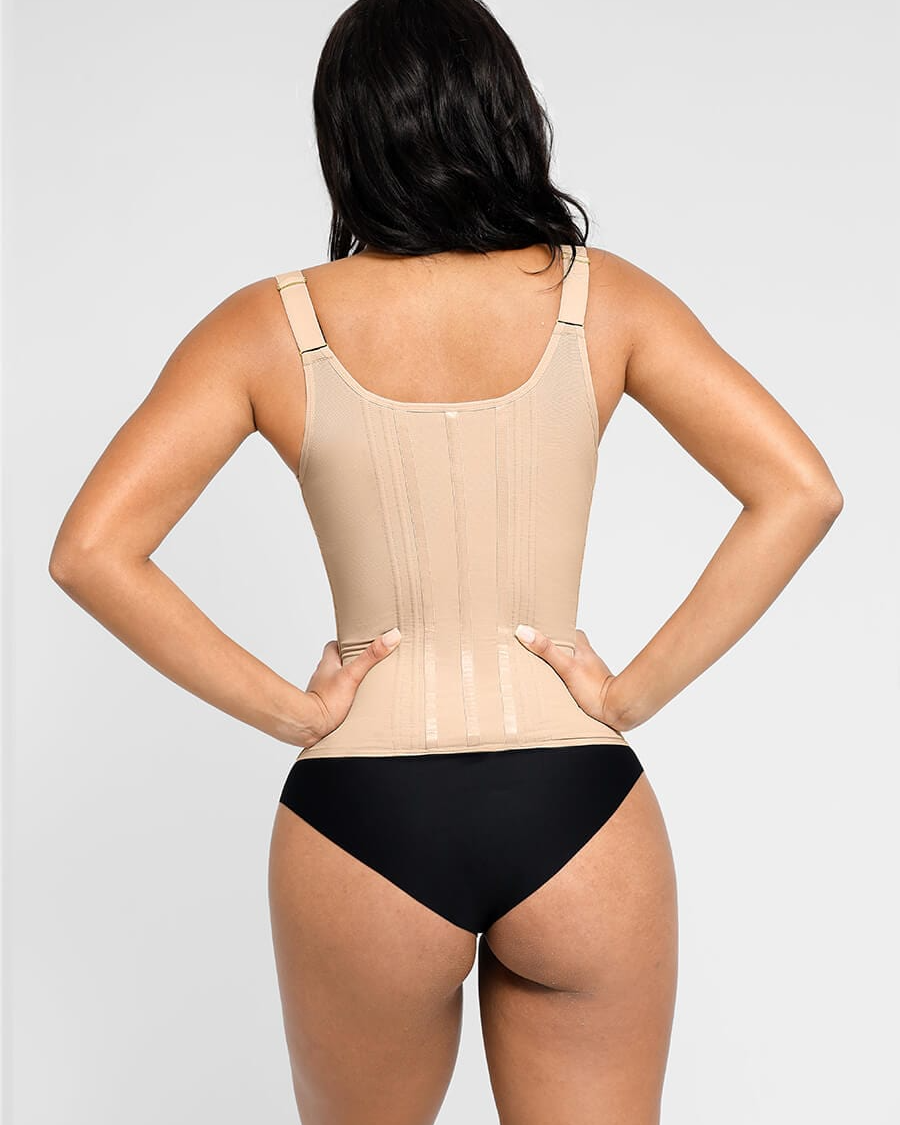 13 Built-in Steel Bone Girdle U-shaped Chest Support Waist Trainer Vest