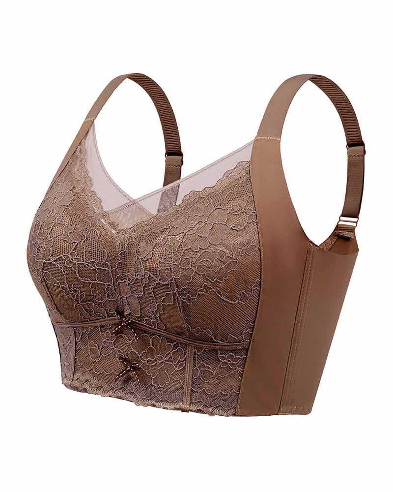 Breathable Wireless Lace Full Coverage Comfortable Bra