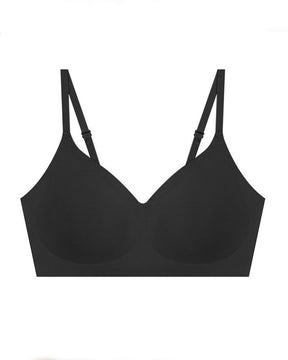 Solid Smooth Cup Seamless Push Up Wireless Thin U Back Bra