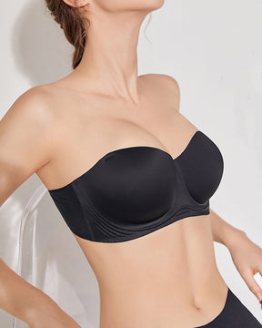 Women's Invisible Strapless Non-slip Bra Large size Seamless Tube Top Push up bra