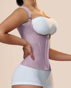 Entrenador de cintura para mujer Body Shaper Corset Chaleco Tank Top con huesos de acero