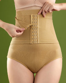 9-Breasted Hooks High Waist Tummy Control Butt Lift Shapewear Panties