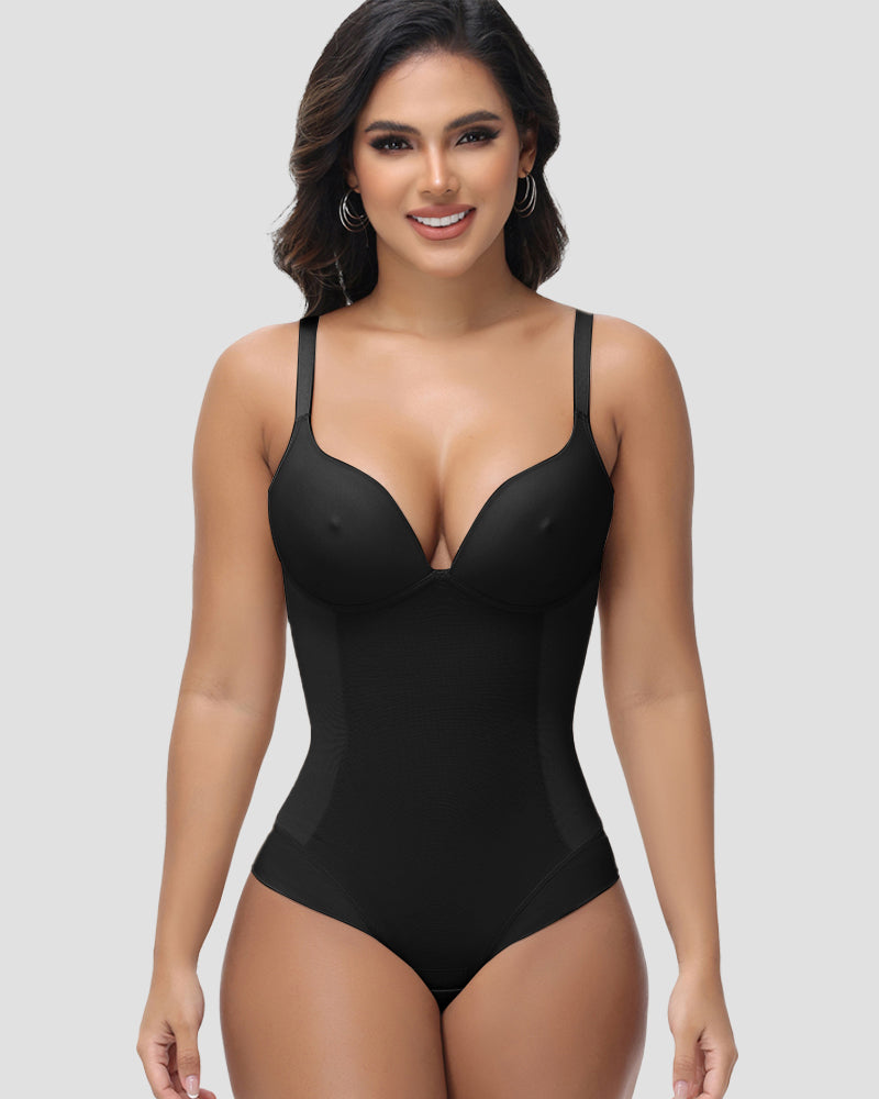 Shapshe® Shapewear Nippel Bra Tummy Control Briefs Bodysuit