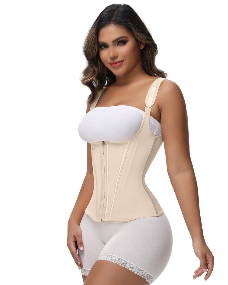 Shapshe® Fajas Colombianas Steel Boned Tummy Control Waist Trainer