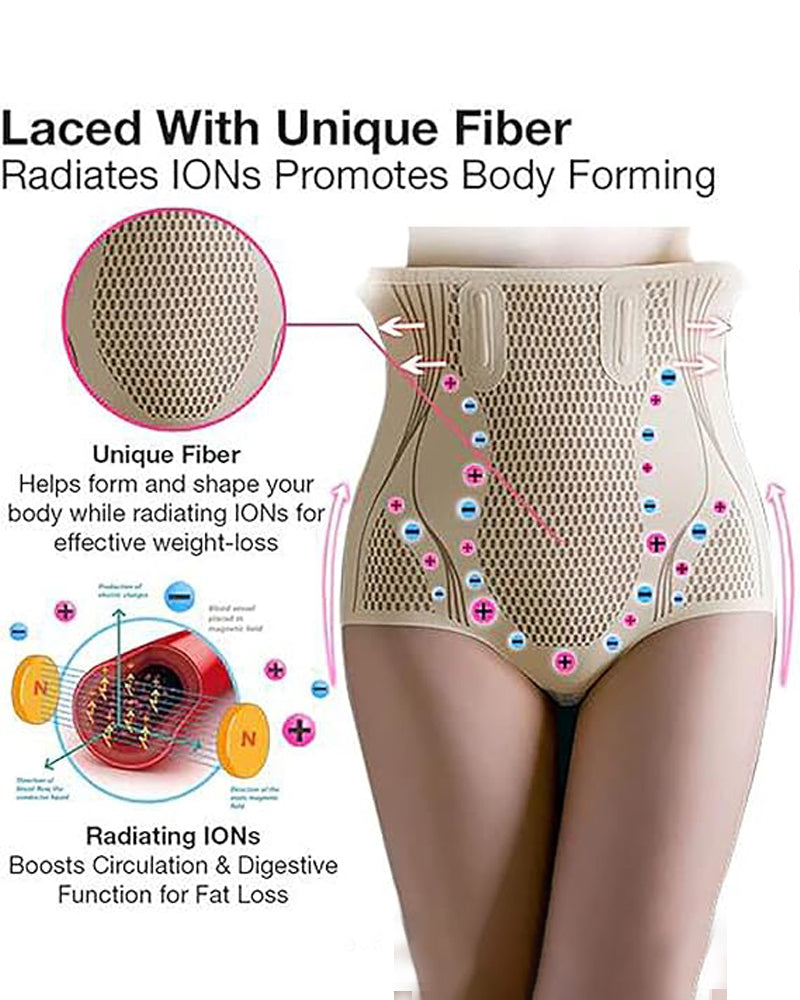 Slimming High Waist Tummy Control Butt Lifting Graphene Fiber Magic Shapewear Panties