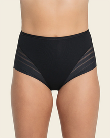 Lace Stripe Undetectable High Waist Briefs Underpants