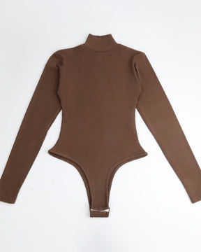 Autumn and Winter High Collar knitting Bottoming Shirt Long Sleeve Bodysuit