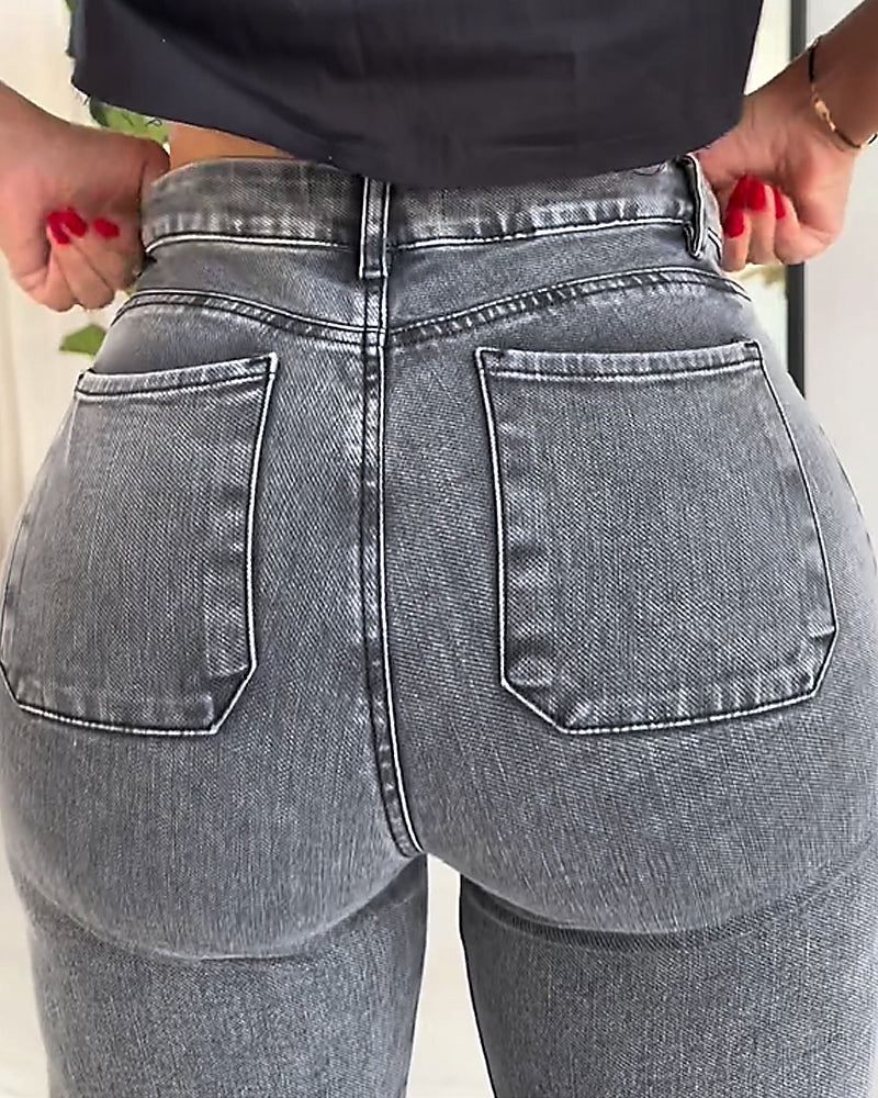 Baggy High Waist Wide Leg Jeans for Women