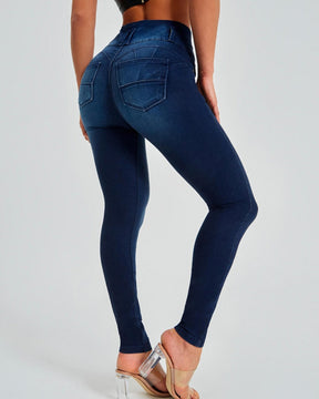 High Waist Skinny Stretch Shaping Butt lift Jeans