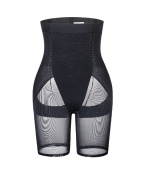 Seamless Mesh Breathable Compression Boyshorts Tummy Control Thigh Slimmer Shapewear Shorts