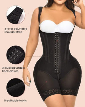 Tummy Control Fajas Colombianas Full Body Shaper Butt Lifter Thigh Slimmer Shapewear