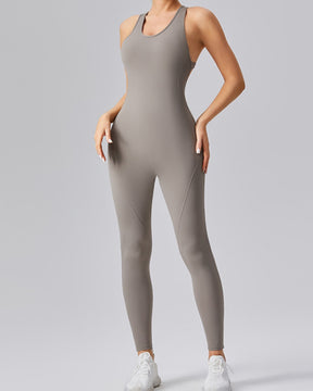 Nude Sexy Beauty Back Quick-drying Stretch Yoga Jumpsuit