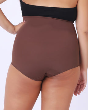 Seamless High Waist Shapewear Briefs Tummy Control Postpartum Shaping Underwear