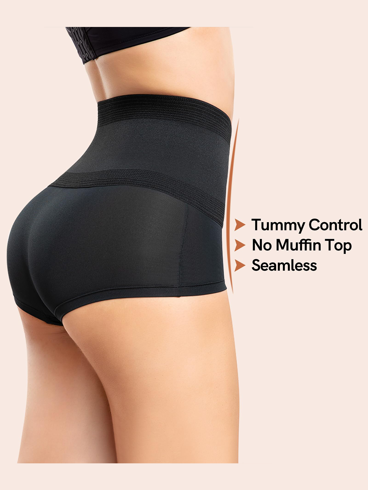 Women's Shapewear Panties Shorts Flat Tummy Invisible High Waist Shaping Underwear