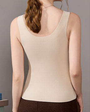 V Neck Tummy Control Shapewear Tank Tops Seamless Push Up Shaping Vest