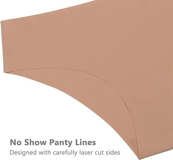 Sexy Ice Silk Low-Rise Panties Seamless Multicolor Briefs Lingerie