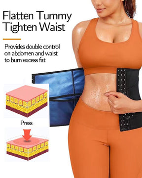 Women's Sweat Weight Loss Sports Waist Trainer Belly Shaping Sauna Corset Girdle