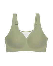 Women's Smooth Minimizer Bra Thin Wireless Soft Support Bralette