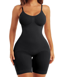 Seamless Light Support Tummy Control Thigh Slimmer Bodysuit Shapewear